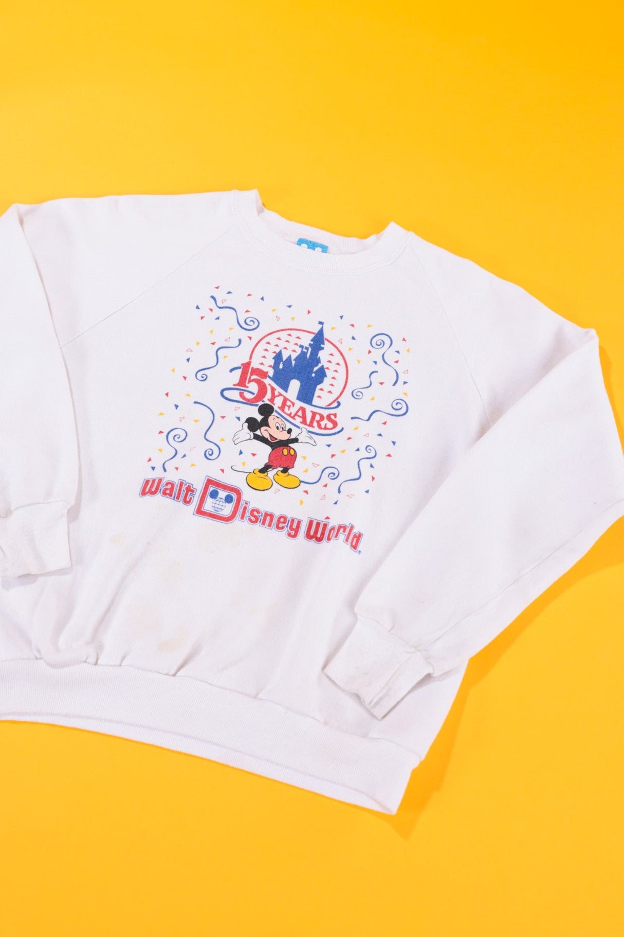 Vintage 1986 Walt Disney World 15 Year Celebration Crewneck Sweater