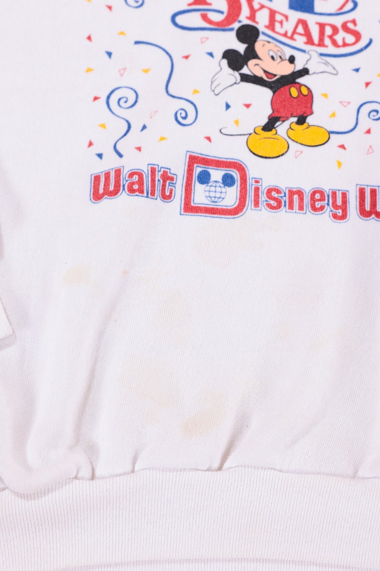 Vintage 1986 Walt Disney World 15 Year Celebration Crewneck Sweater