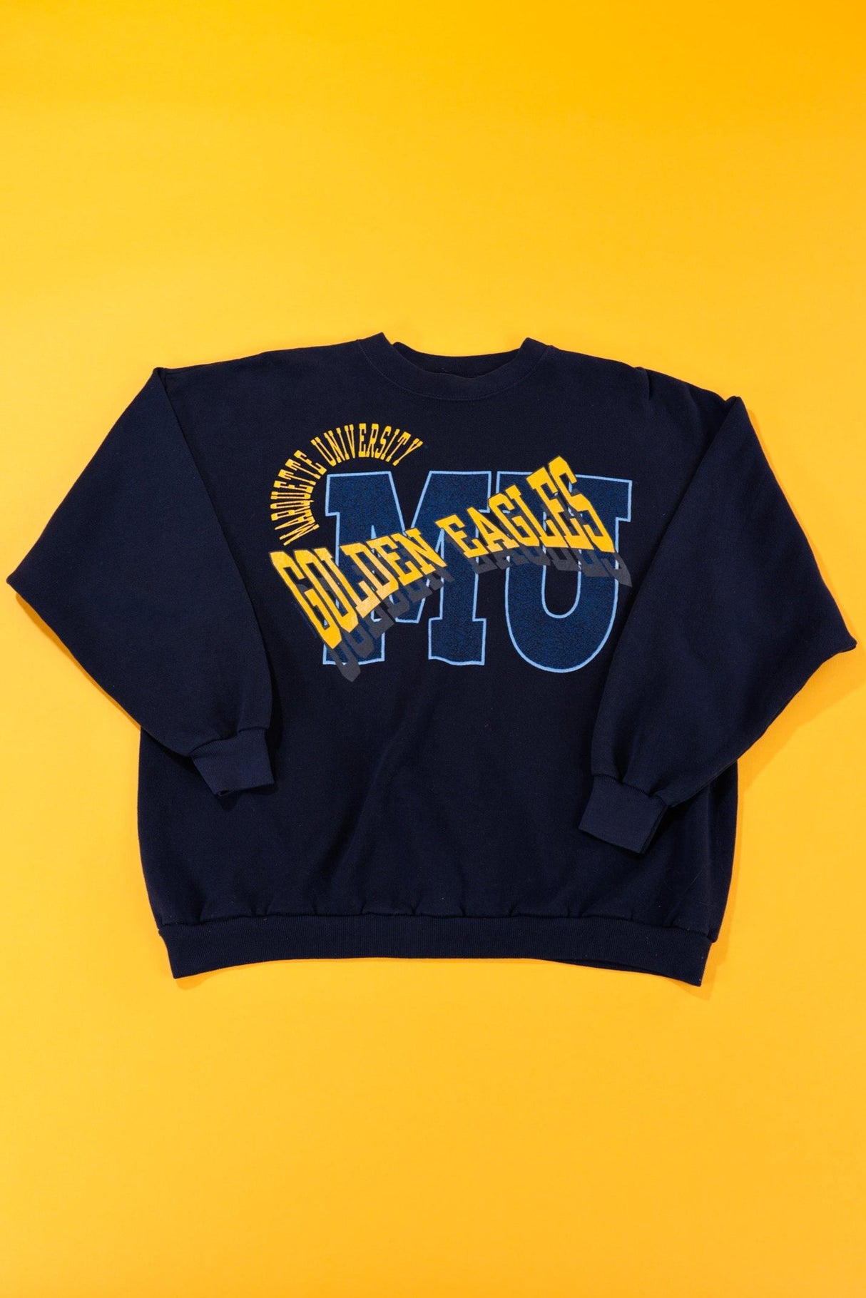 Vintage 90s Marquette Golden Eagles Crewneck Sweater