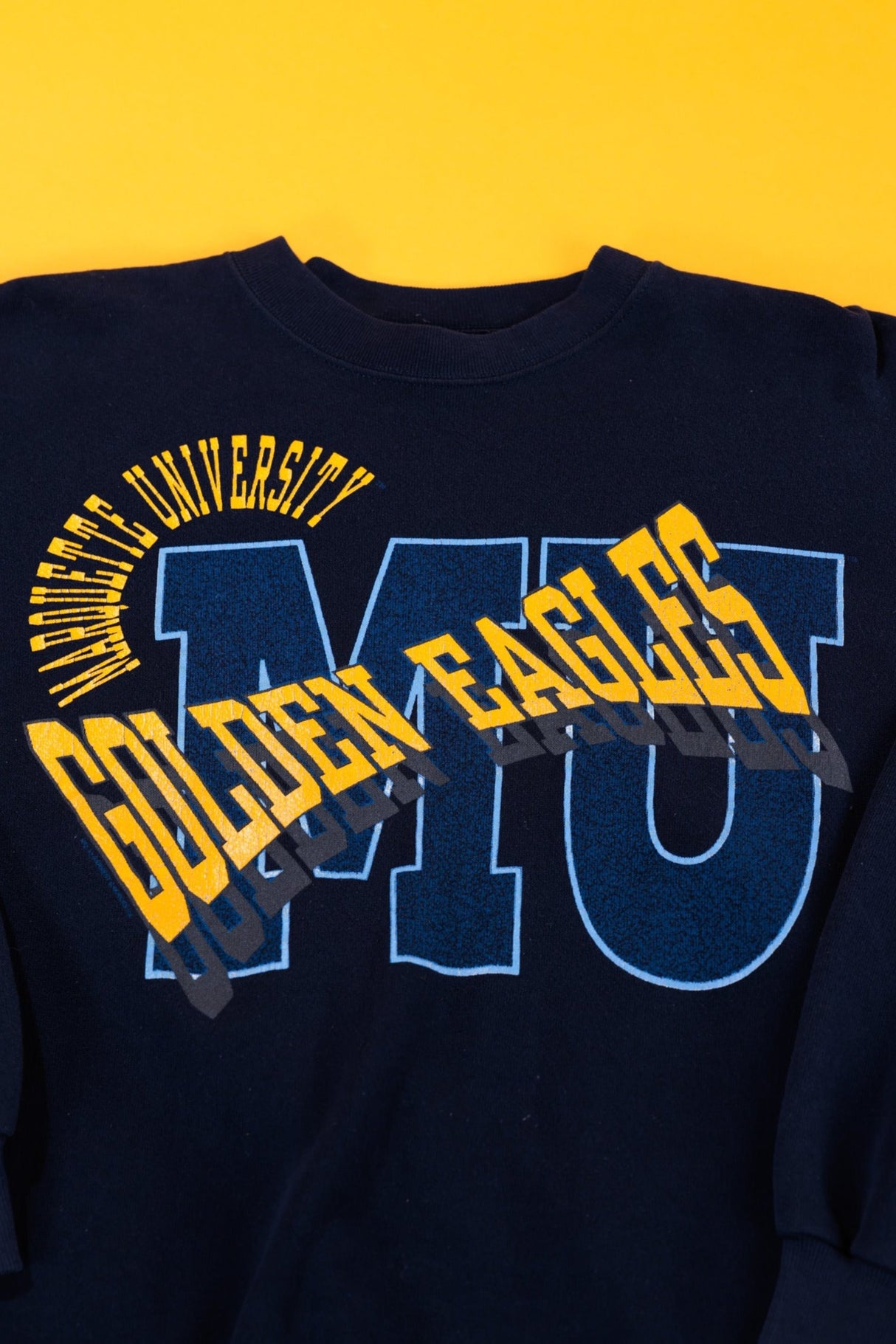 Vintage 90s Marquette Golden Eagles Crewneck Sweater