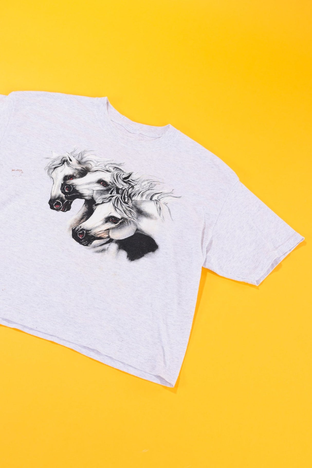 Vintage 90s Horses Crop Top