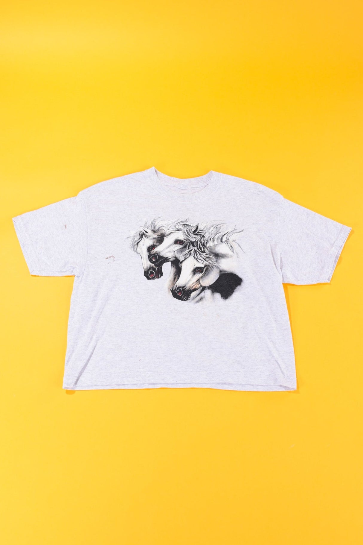 Vintage 90s Horses Crop Top