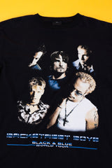 Vintage 2001 Backstreet Boys Black and Blue Tour T-shirt