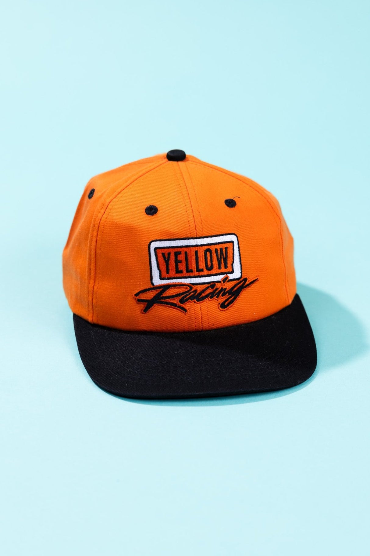 Vintage 90's Yellow Racing Snapback Hat