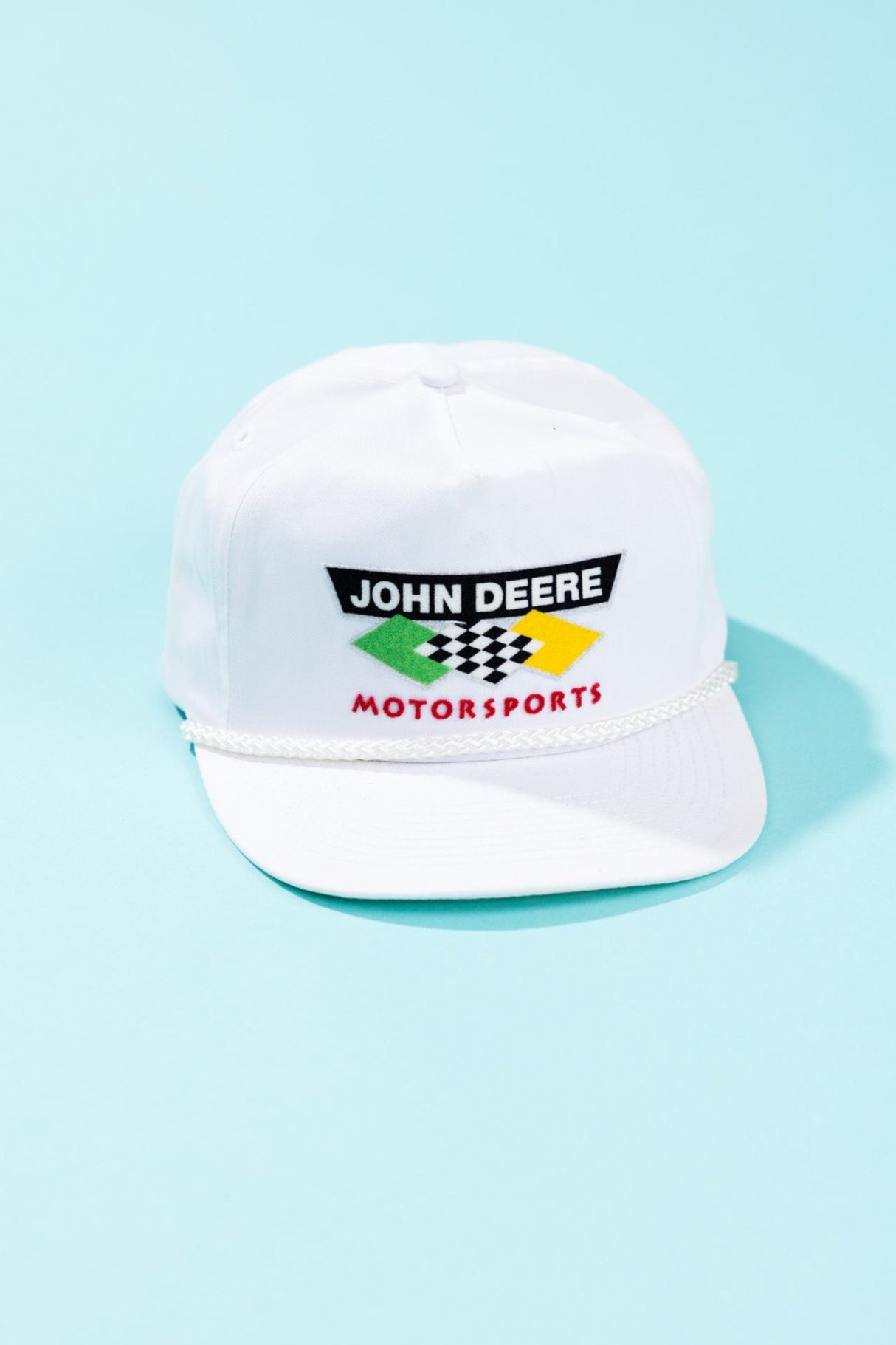 Vintage 90s John Deere Motorsports Snapback Hat