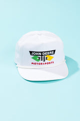 Vintage 90s John Deere Motorsports Snapback Hat