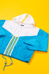 Vintage 90s Indications Crop Windbreaker