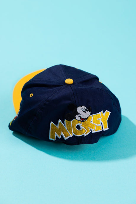 Vintage 90s Disney Mickey Mouse Snapback Hat