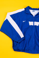 Vintage 90s Reebok Windbreaker (blue/white)