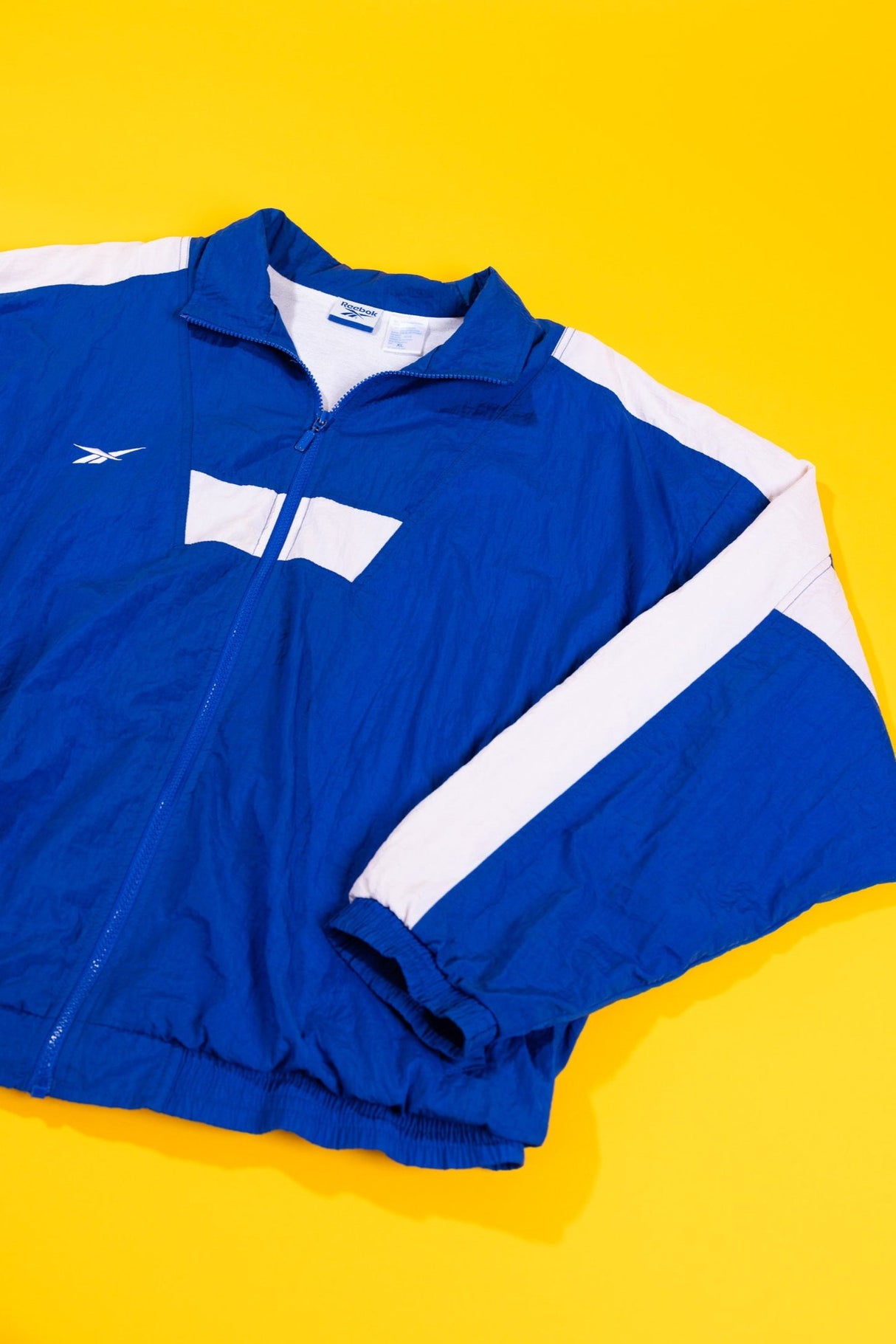 Vintage 90s Reebok Windbreaker (blue/white)