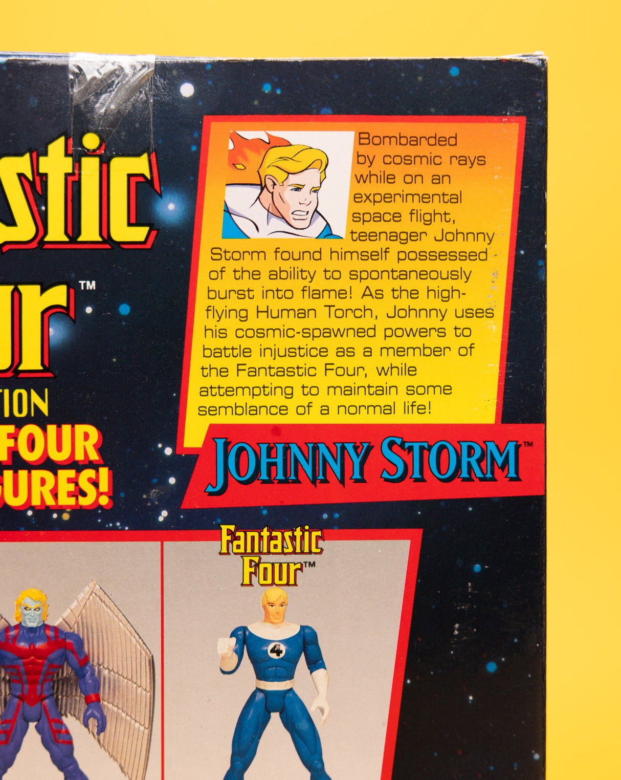 Vintage 1995 Johnny Storm Fantastic Four 10" Poseable Action Figure