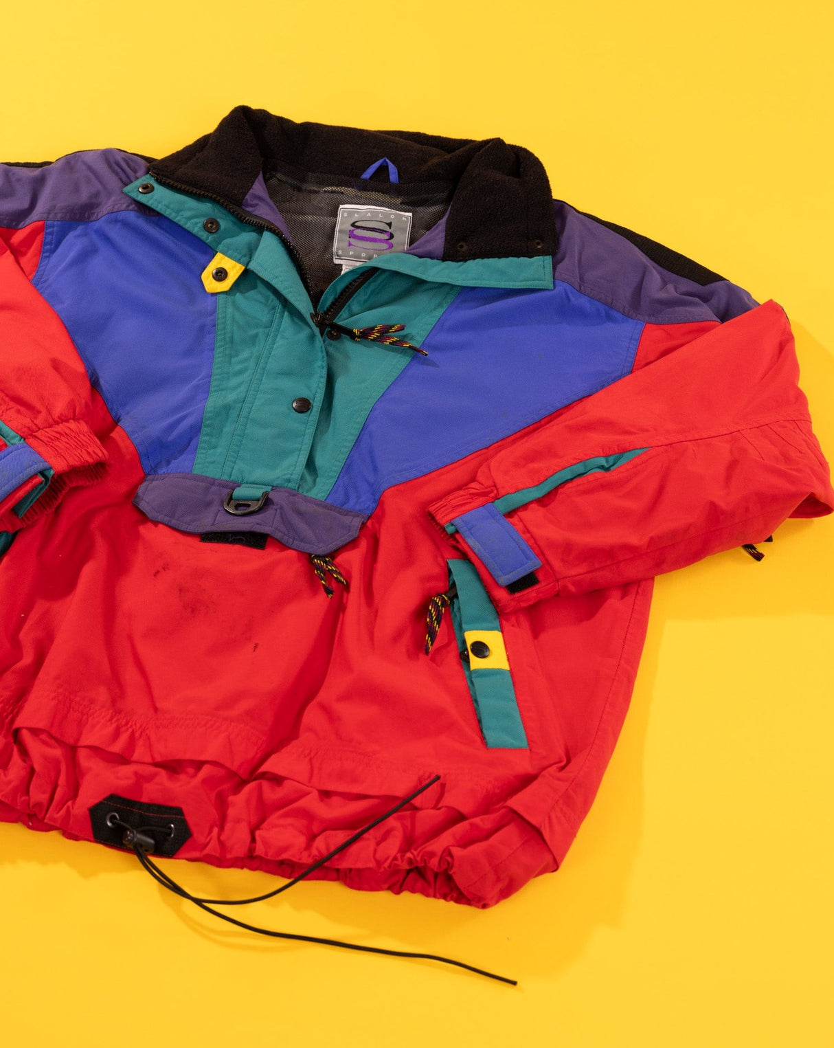 Vintage 80/90s Slalom Sports Colorblock Jacket