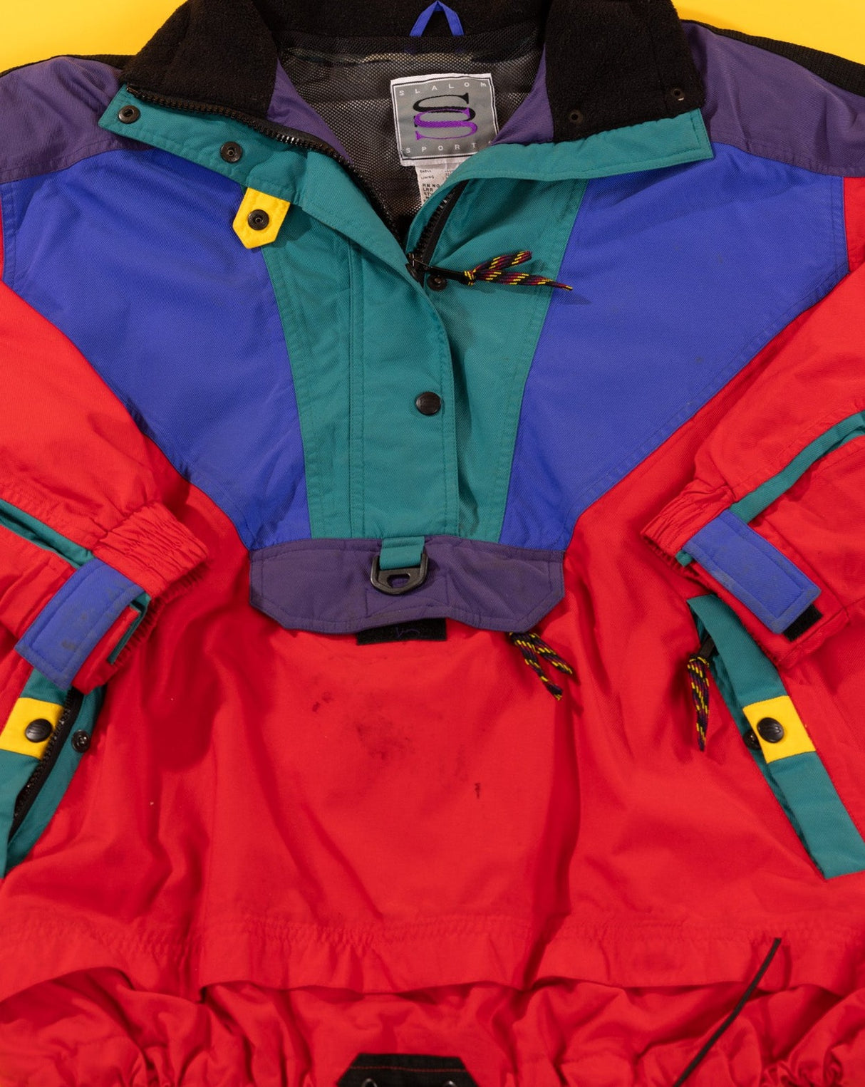 Vintage 80/90s Slalom Sports Colorblock Jacket