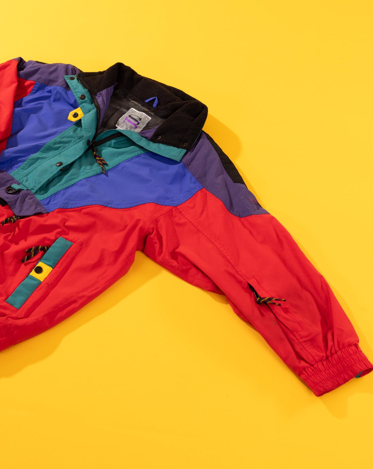 Vintage 80/90s Slalom Sports Colorblock Jacket