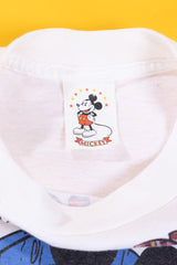 Vintage 80s Disney Mickey Mouse Do Not Disturb Crop Top