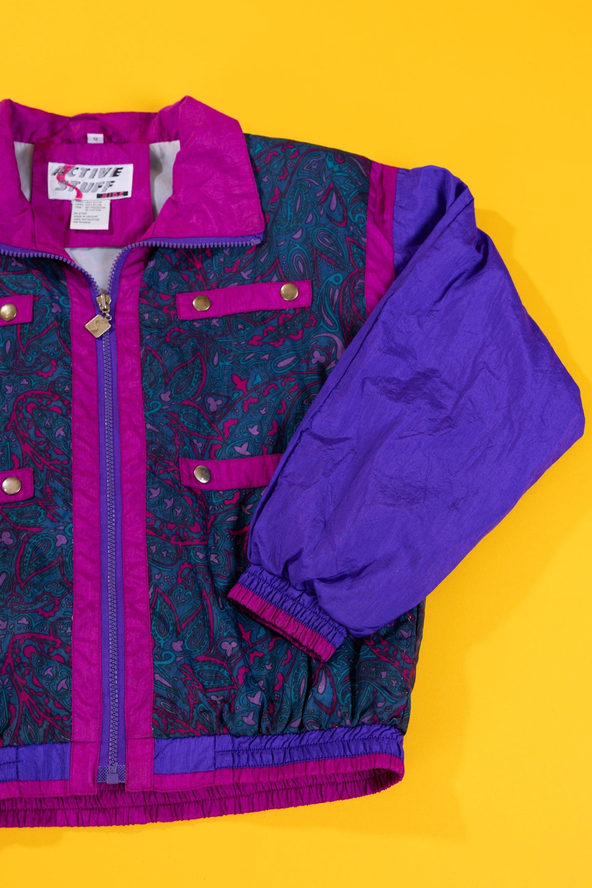 Vintage 90s Active Stuff Windbreaker (Youth - 12)