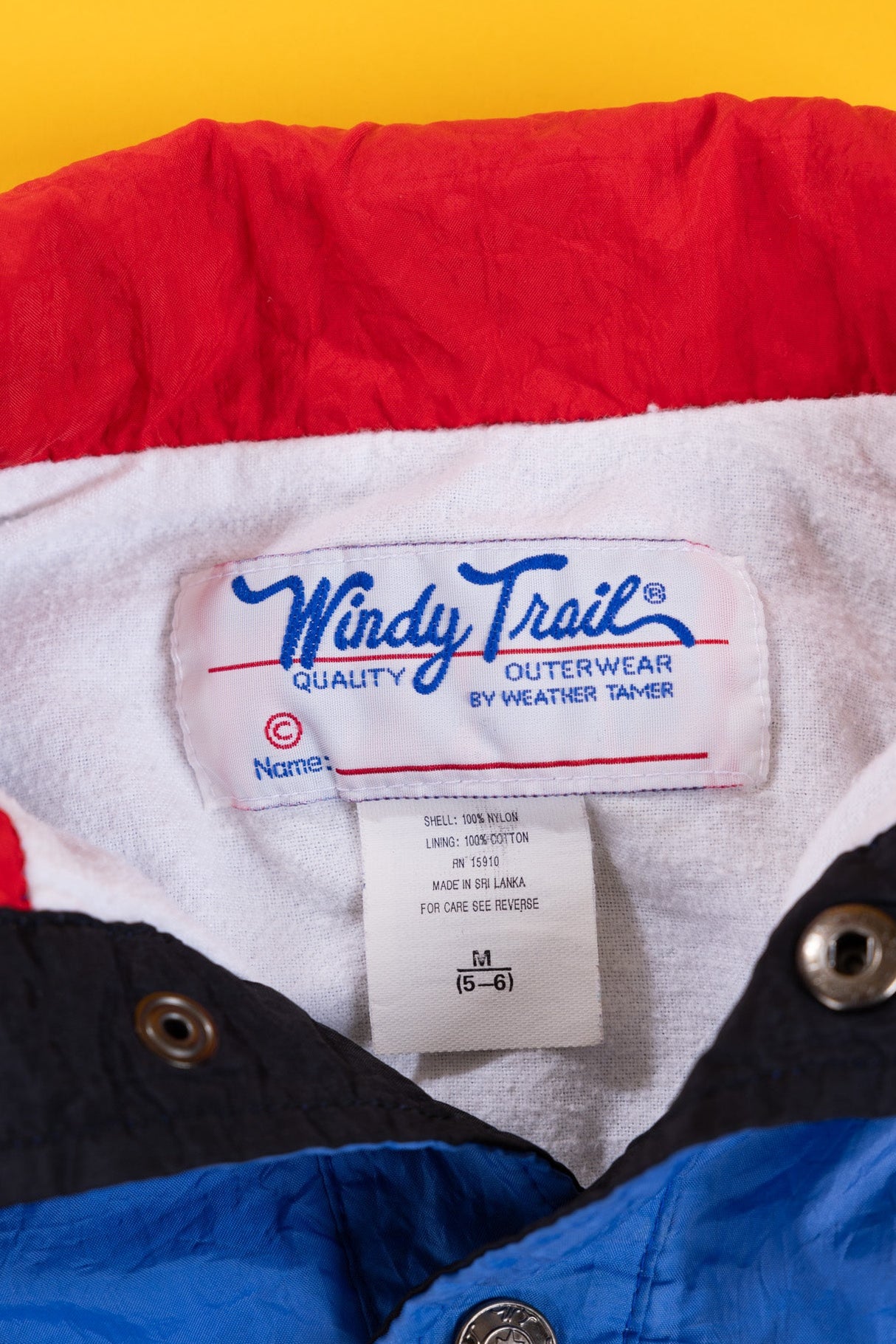 Vintage 90s Windy Trail Windbreaker (Kids - M)