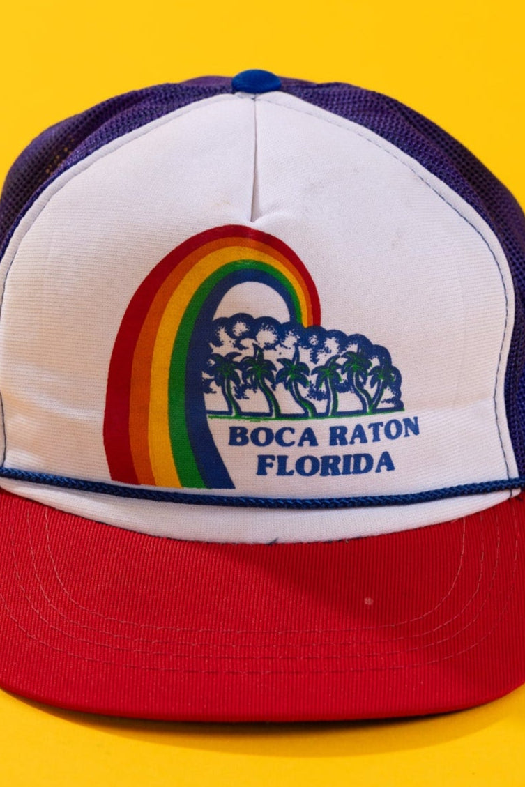 Vintage 80s Boca Raton Florida Hat