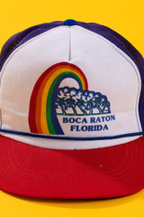 Vintage 80s Boca Raton Florida Hat