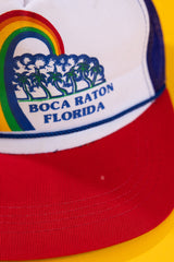 Vintage 80s Boca Raton Florida Hat