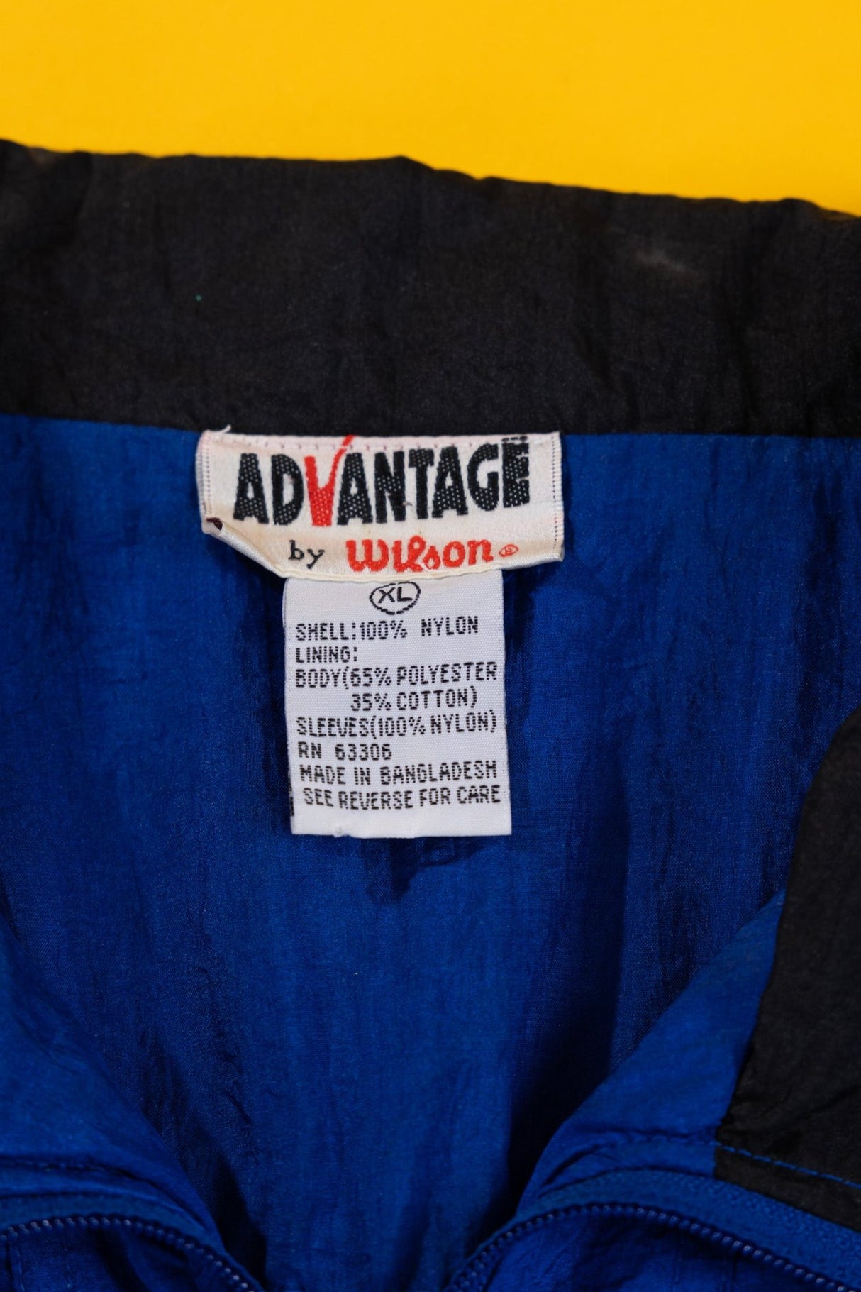 Vintage 90s Advantage by Wilson Windbreaker Jacket