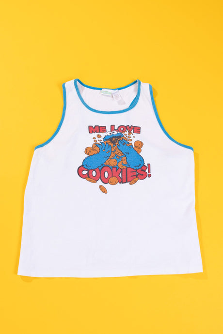 Vintage 2005 Cookie Monster Sesame Street Tank Top