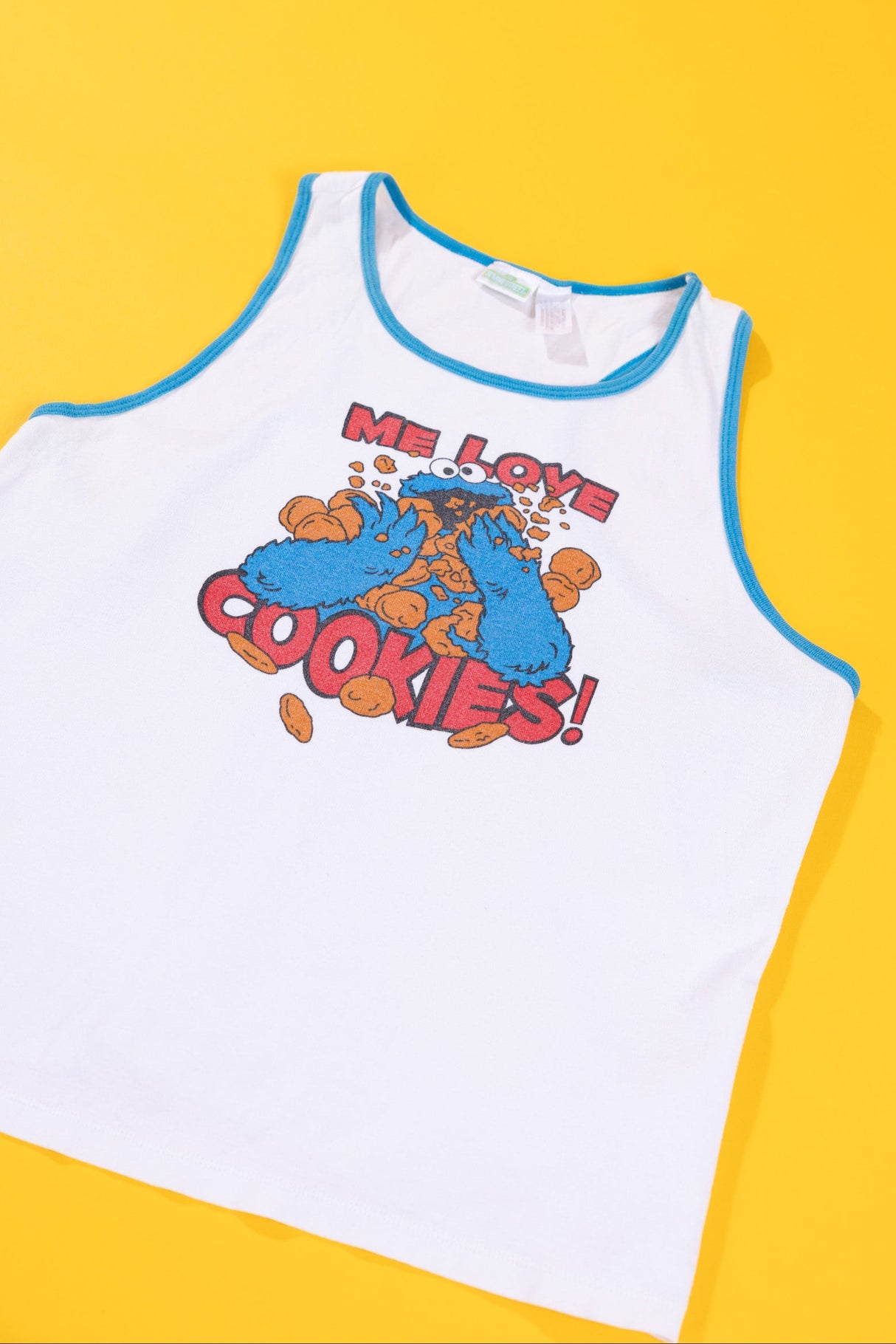 Vintage 2005 Cookie Monster Sesame Street Tank Top