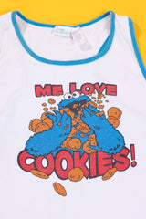 Vintage 2005 Cookie Monster Sesame Street Tank Top