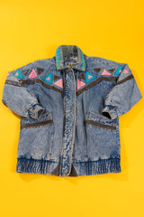 Vintage 80s Emilio Perucci Original Denim Coat