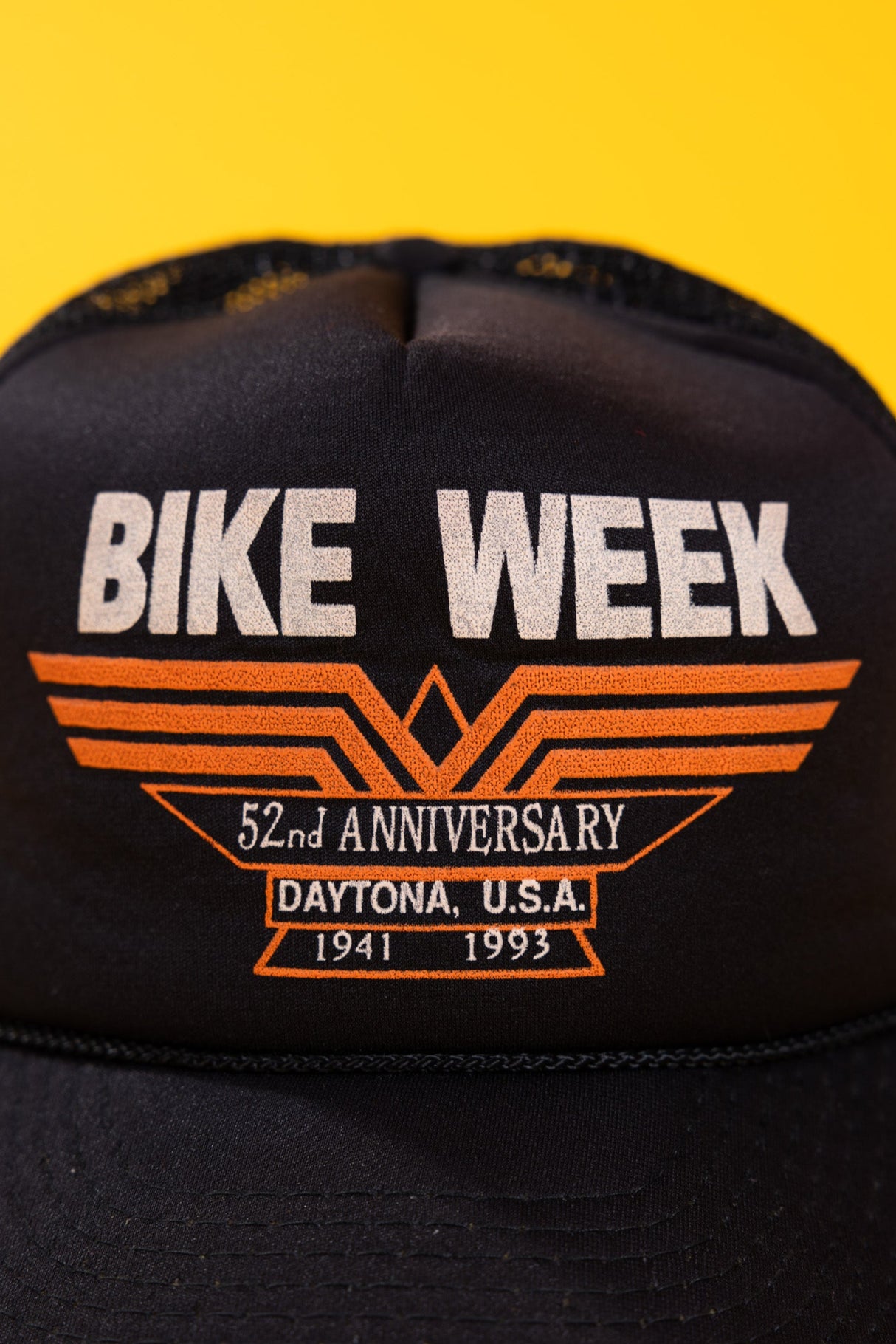 Vintage 1993 Bike Week Daytona 52nd Anniversary Snapback Hat