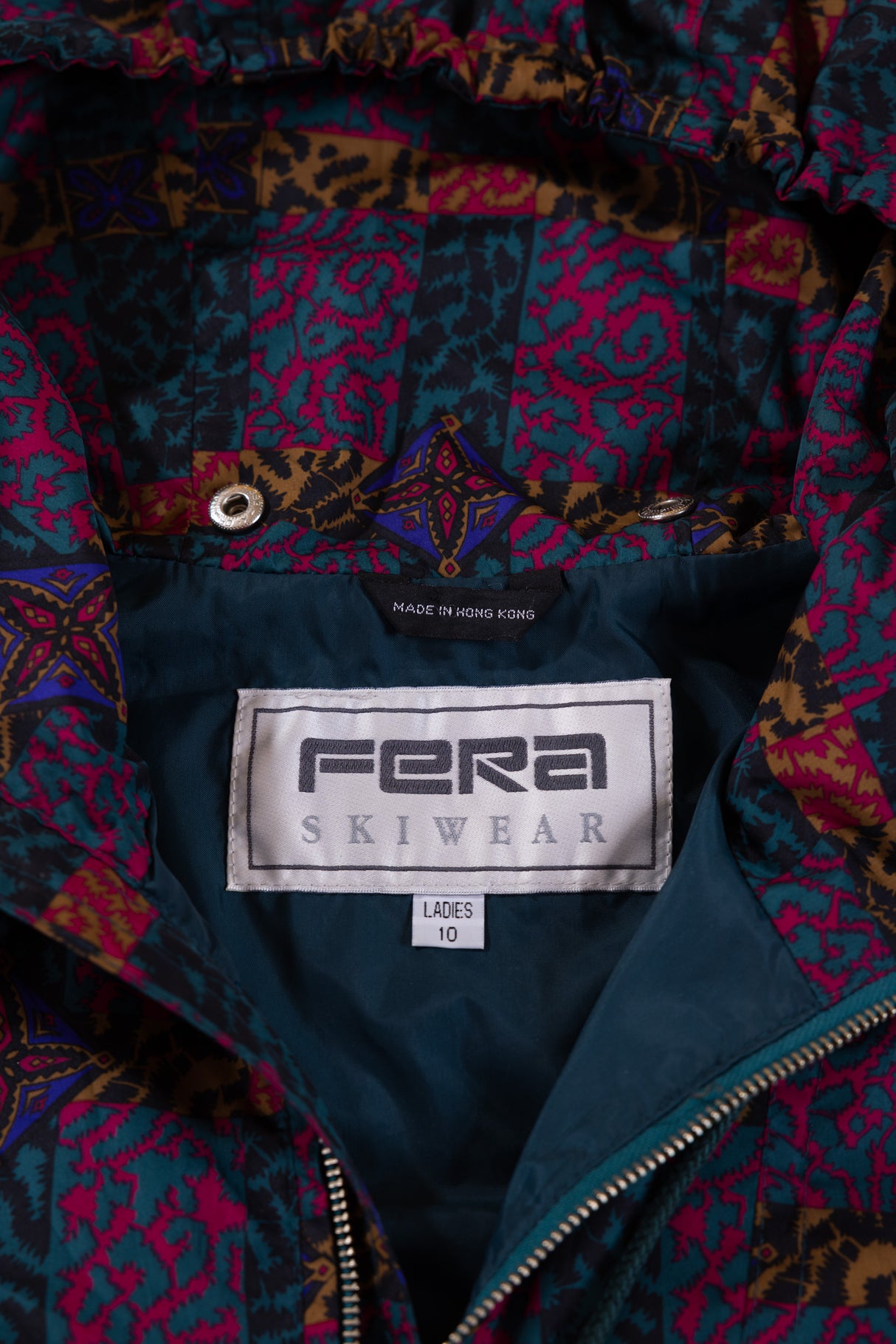 Vintage 90s Fera Skiwear Ladies Windbreaker