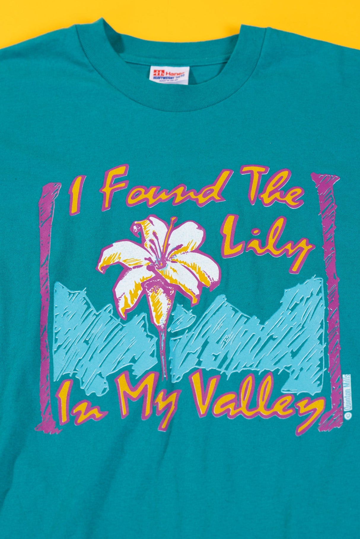 Vintage 90s I Found The Lily In My Valley T-shirt