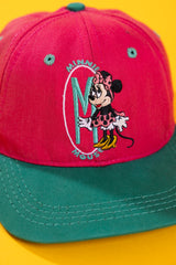 Vintage 90s Disney Minnie Mouse Snapback Hat (Youth)