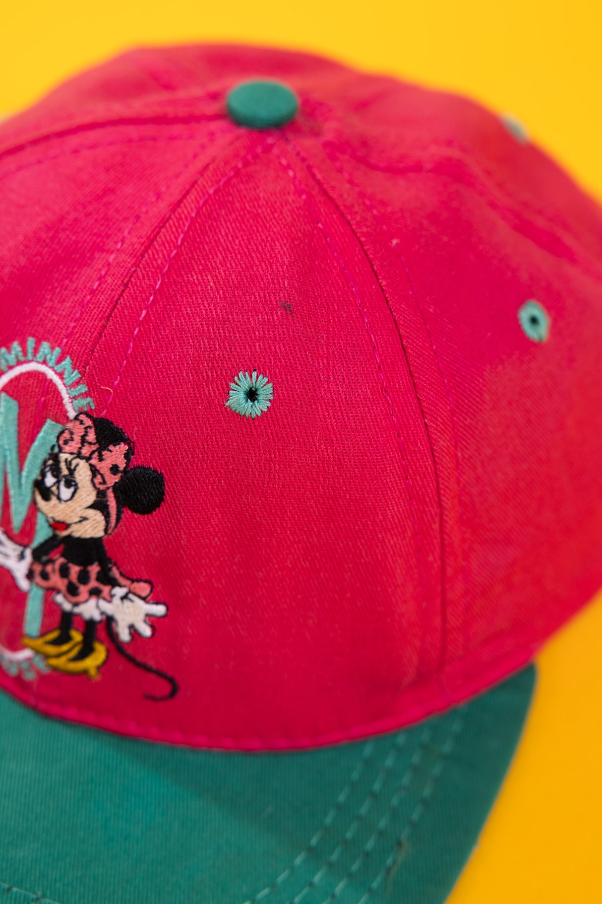 Vintage 90s Disney Minnie Mouse Snapback Hat (Youth)