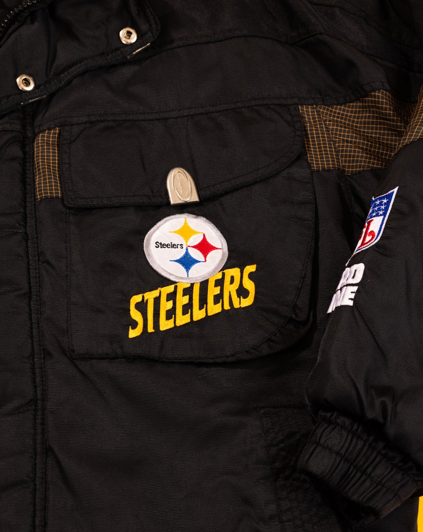 Vintage Pittsburgh newest Steelers logo athletic jacket