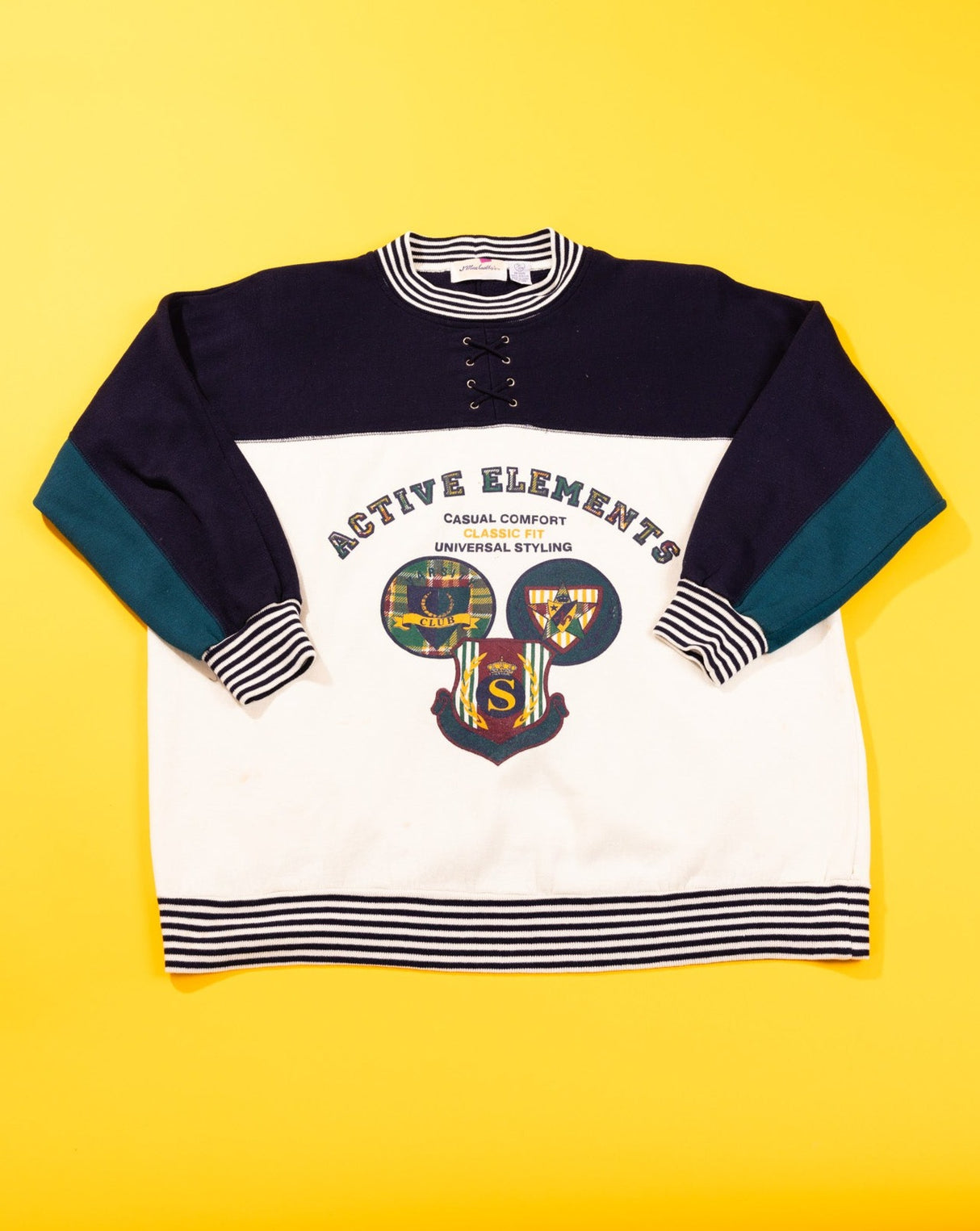 Vintage 90s Active Elements Crewneck Sweater