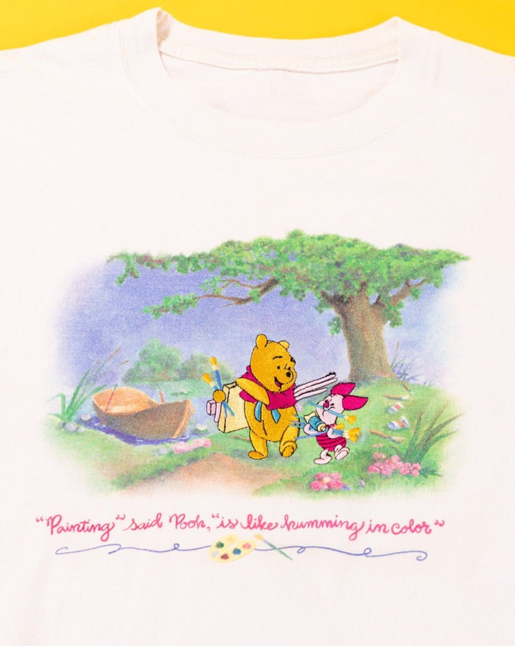 Vintage 90s Winnie The Pooh Painting Is Like Humming In Color T-shirt