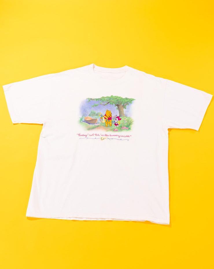 Vintage 90s Winnie The Pooh Painting Is Like Humming In Color T-shirt