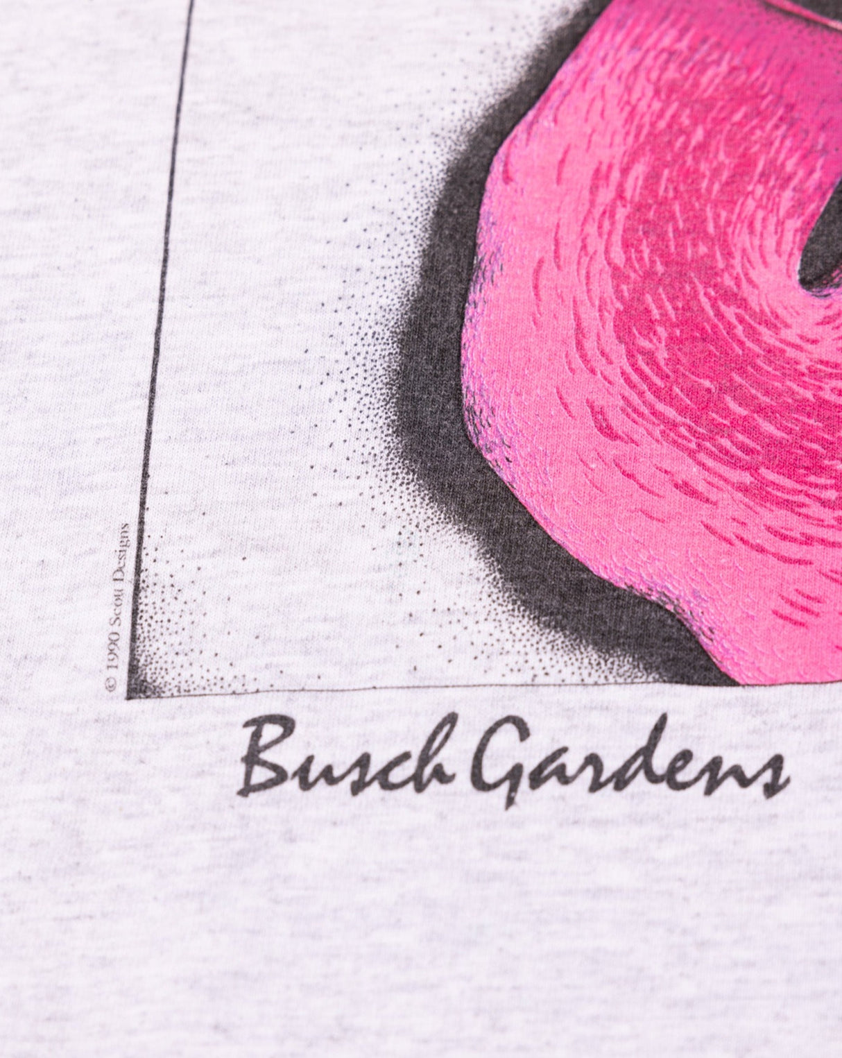 Vintage 1990 Busch Gardens Flamingo T-shirt