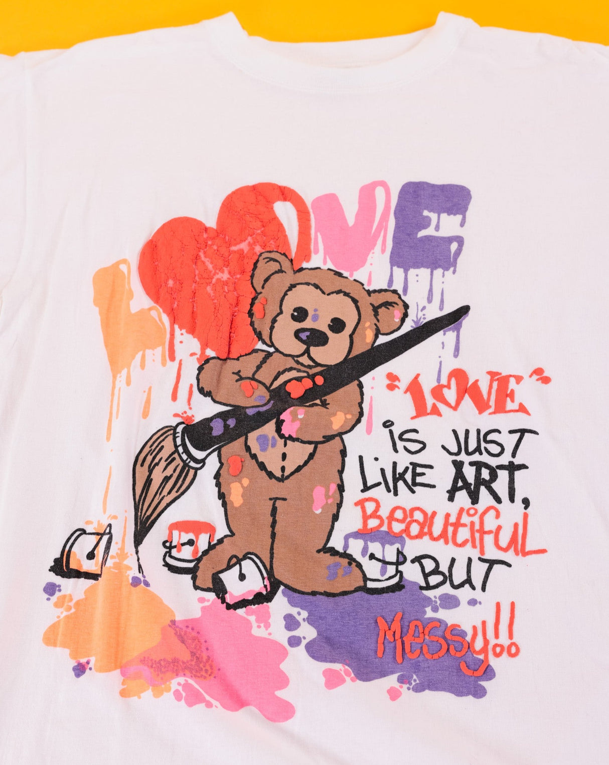 Vintage 80s Love is Just Like Art Bear T-shirt