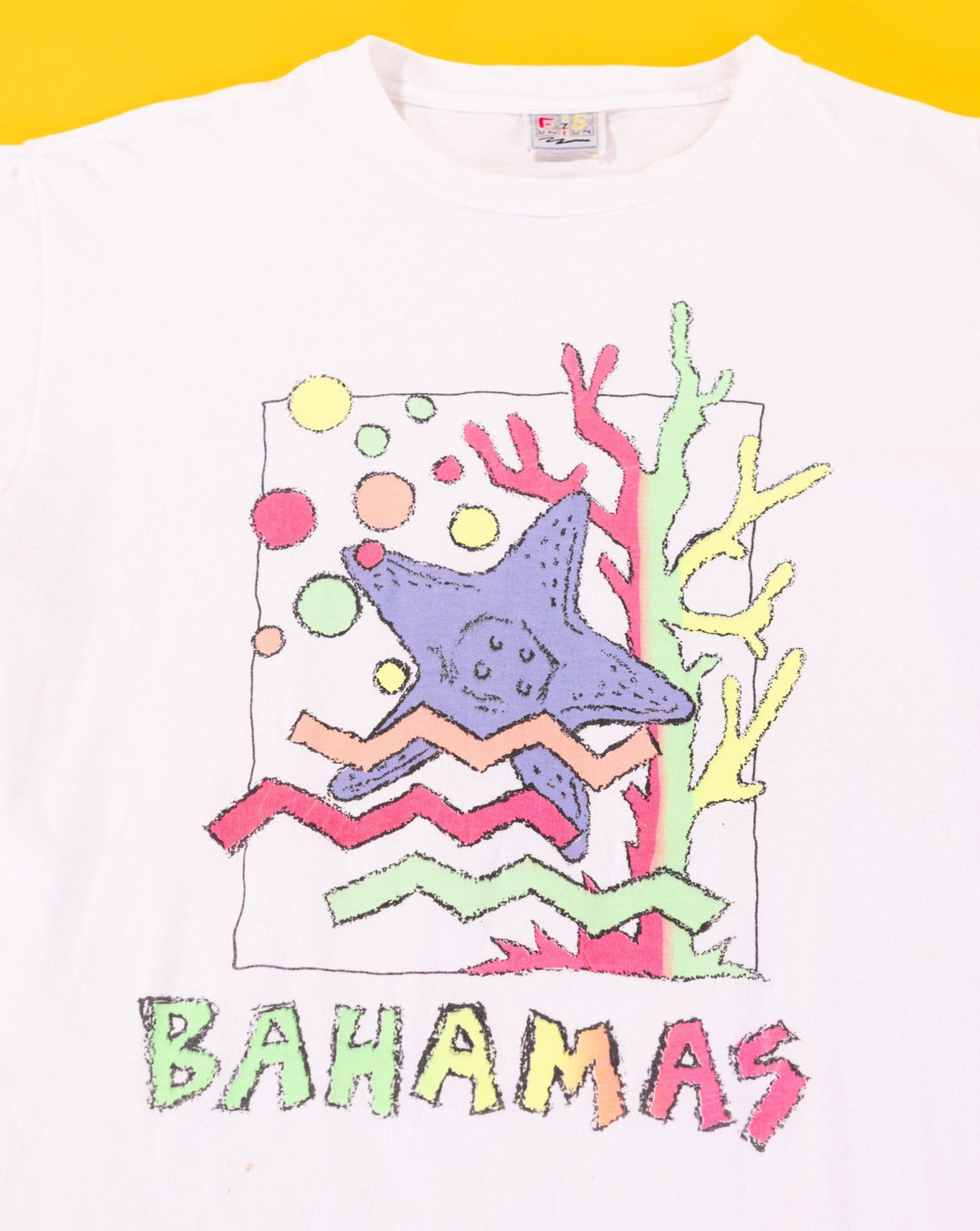 Vintage 80s Neon Bahamas T-shirt