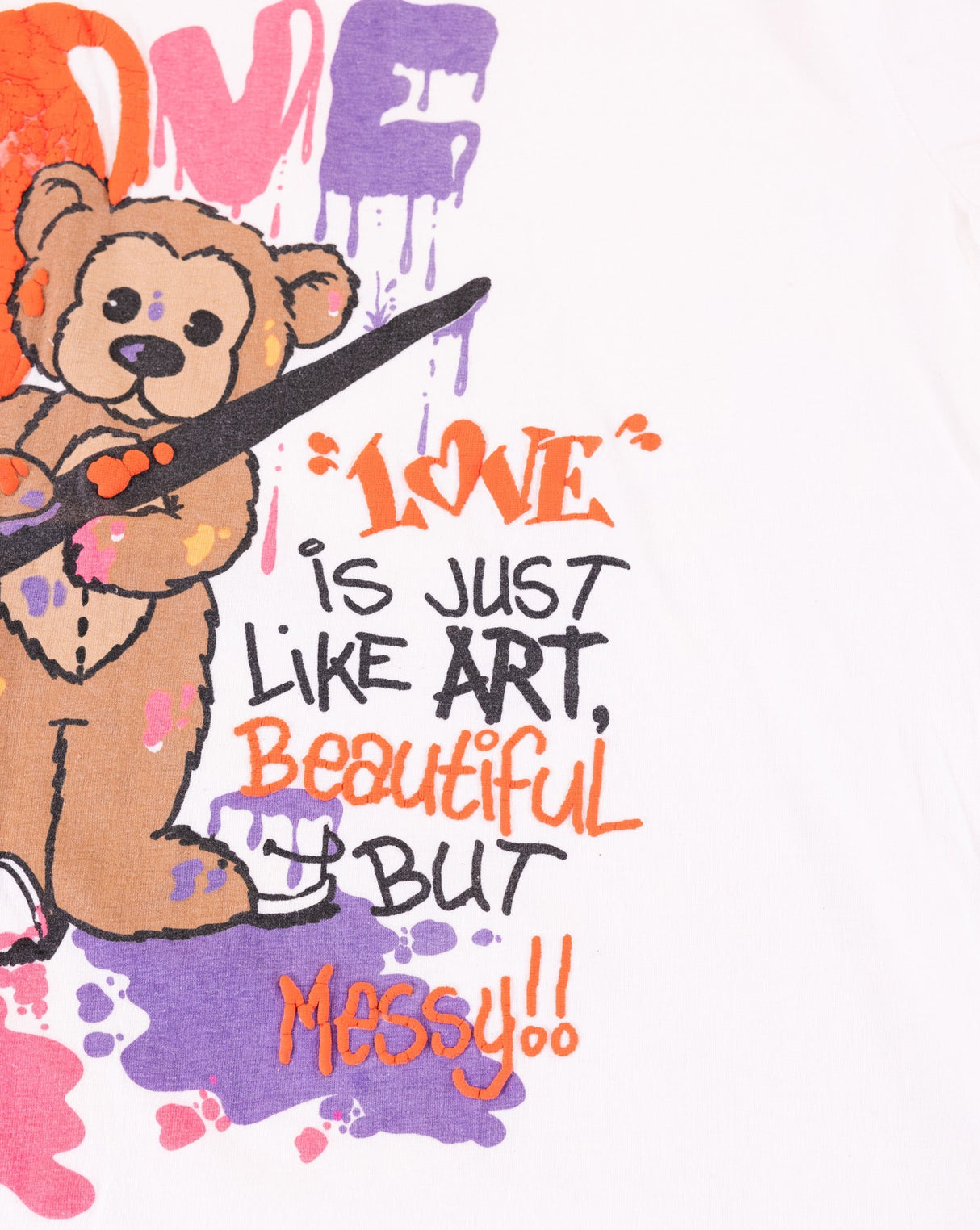 Vintage 80s Love is Just Like Art Bear T-shirt