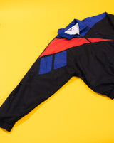 Vintage 90s Reebok Windbreaker (Black/Red/Blue)