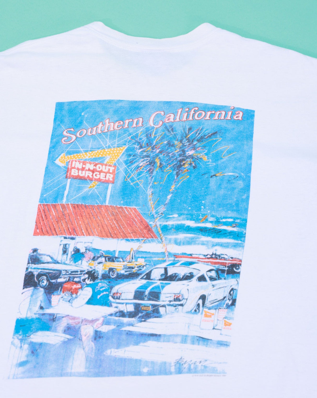 Vintage 1992 In & Out Burger Southern California T-shirt