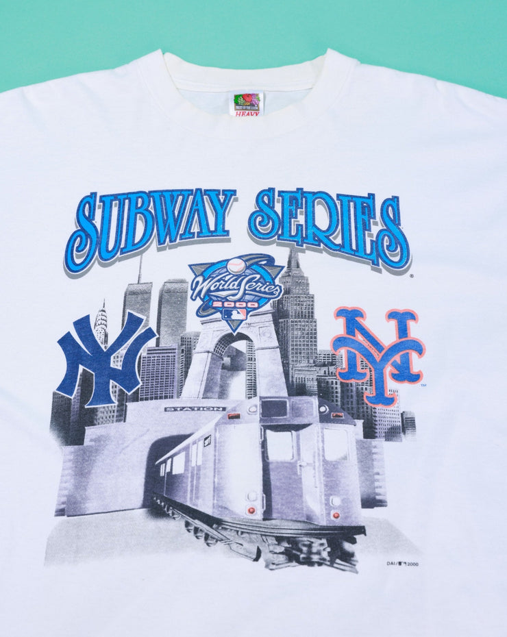 Vintage Subway Series T Shirt Sz XL Yankees Mets New York