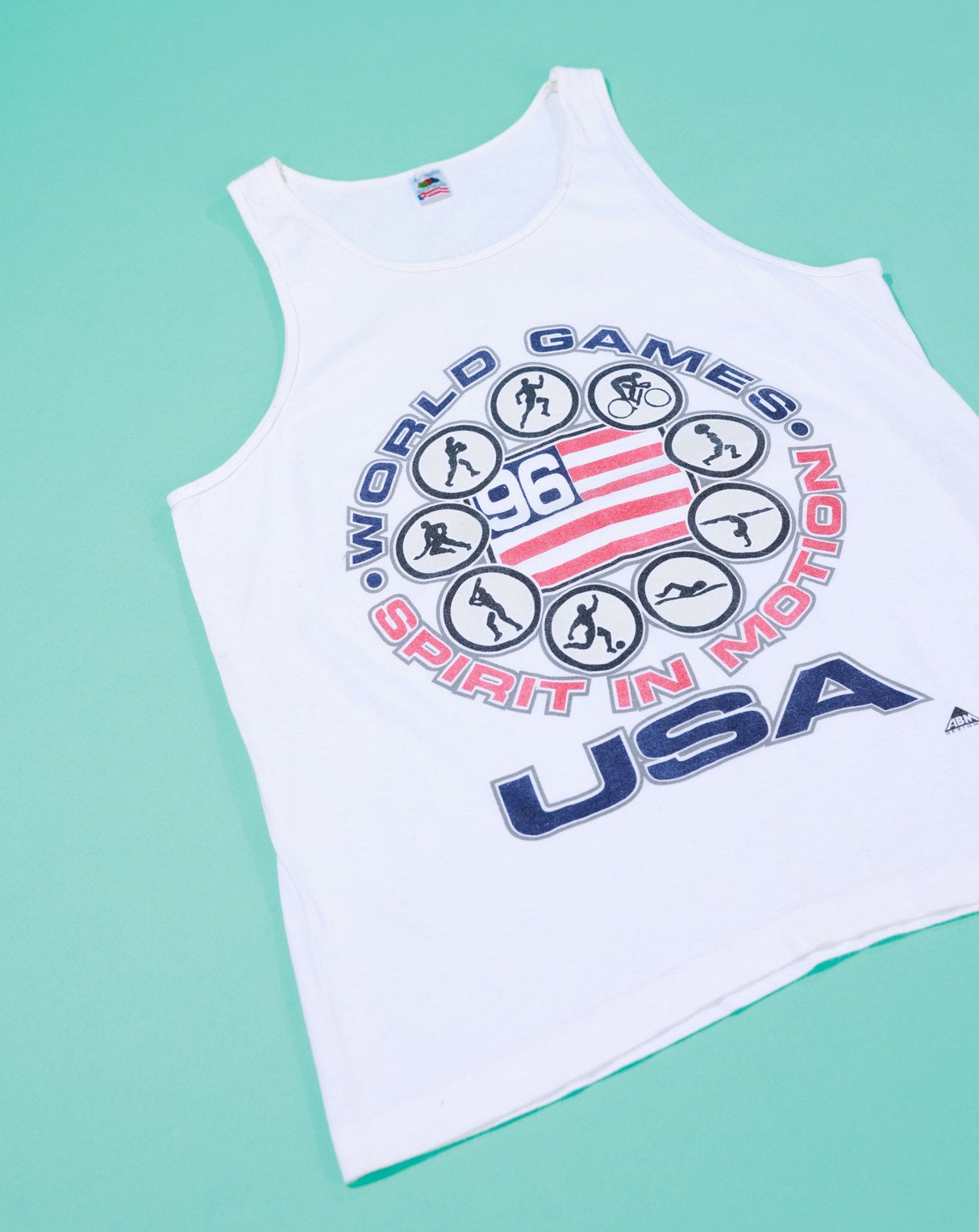 Vintage 1996 Olympics World Games USA Tank Top