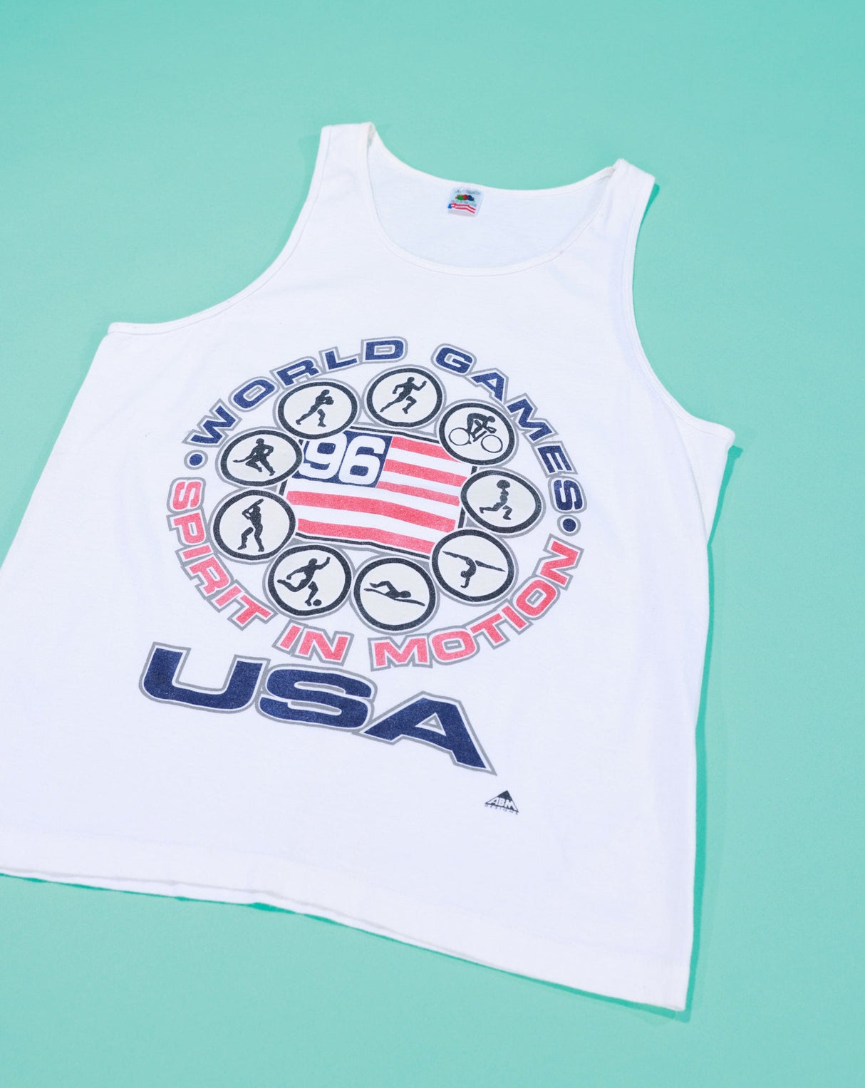 Vintage 1996 Olympics World Games USA Tank Top