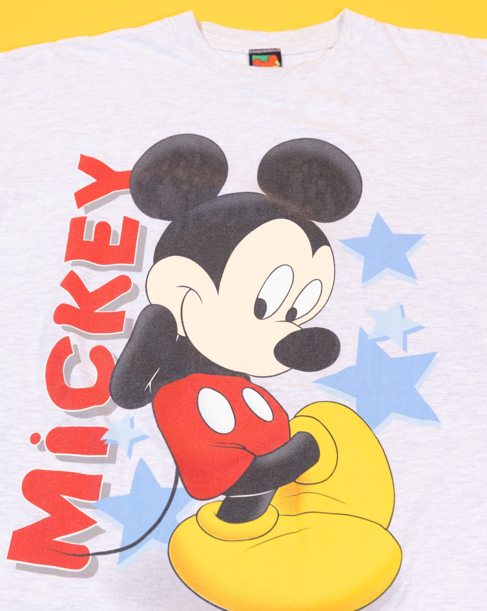 Vintage 90s Disney Mickey Unlimited Made in hotsell USA Pop Art T Shirt Size XL