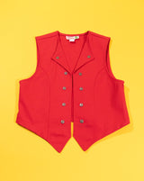 Vintage 90s Cactus Flower Vest