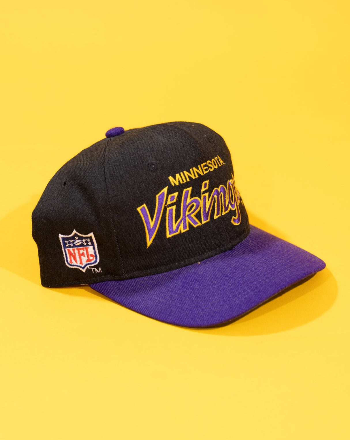 Rare Vintage 90s Minnesota Vikings Sports Specialties Snapback Hat